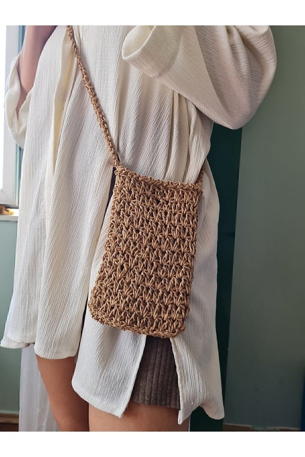 SHOULDER BAG / STRAW BAG / KNITTED BAG / PHONE BAG / KNITTED BAG