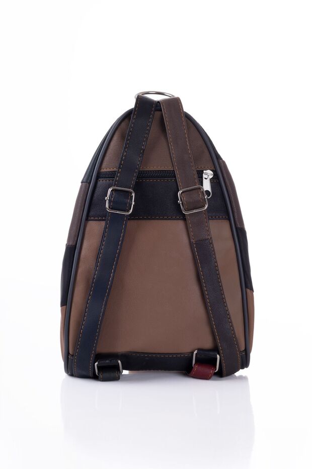 حقيبة ظهر صغيرة من الجلد الطبيعي من أمور - 2