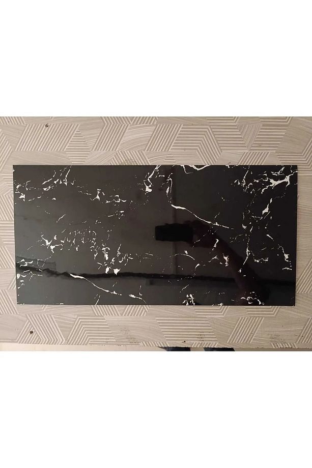 10 Adet 30x60 Cm Mermer Desenli Kendinden Yapışkanlı Seramik Köpük Mutfak  Banyo PVC Duvar Paneli - 4