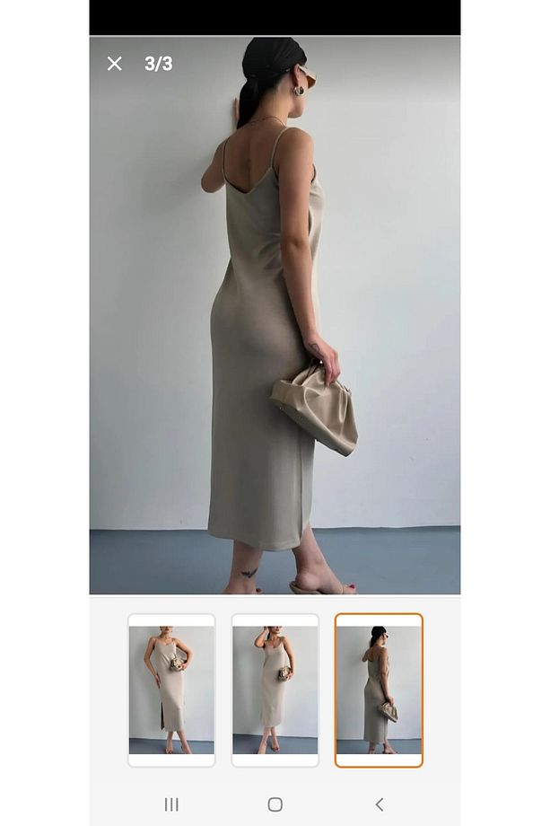 Modal elbise - 3