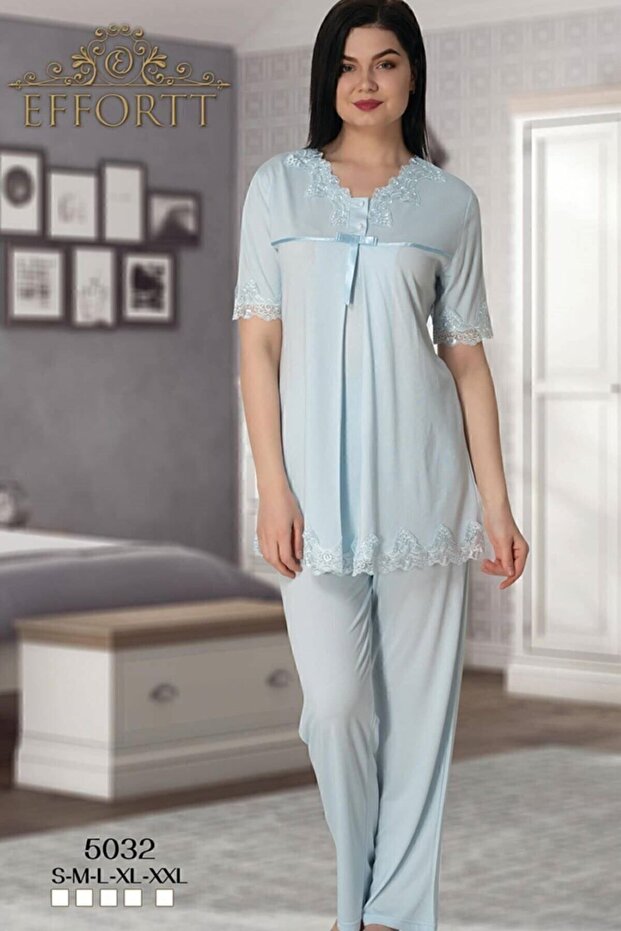 طقم بيجامة للحوامل - 1