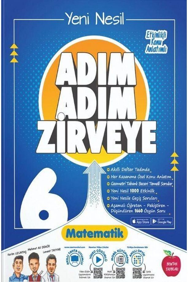 6. Sınıf Matematik Adım Adım Zirveye Soru Bankası Newton Yayınları - 1