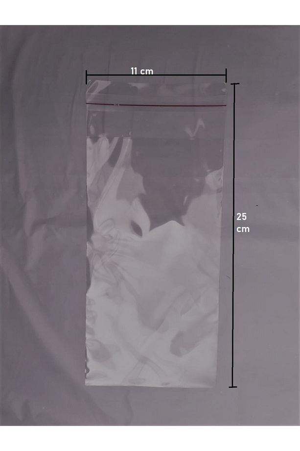 Opp Kendinden Yapışkanlı Tekli Maske Poşeti 11x25 cm 100 Adet - 2