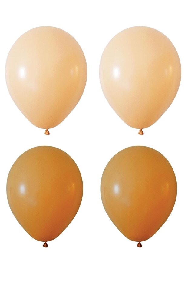 Caramel Salmon Pastel Latex Balloon 10 Pieces