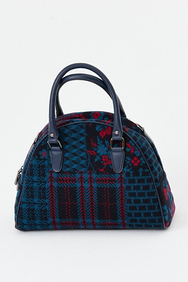 Kadın Patchwork Çanta K.lacivert - 2