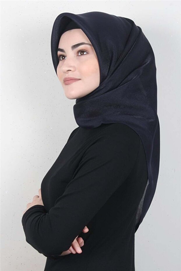 وشاح بريق العنبر 4009-5 أزرق داكن