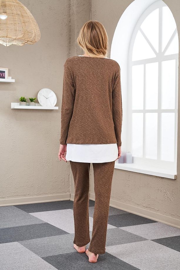 23552 Kadın Yumoş Pijama Takım - 6