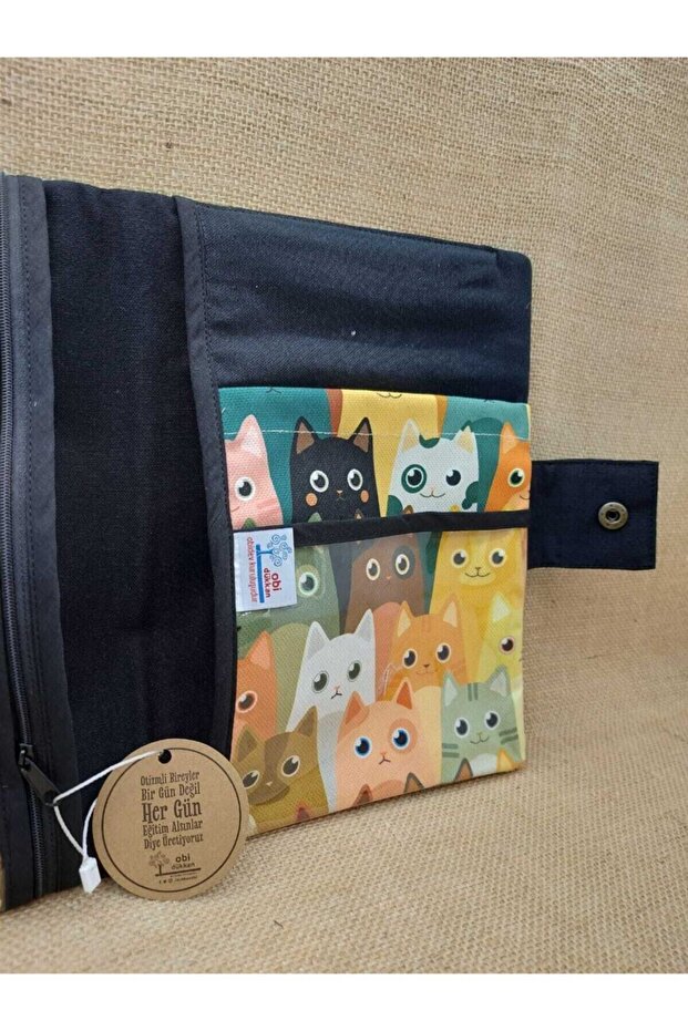 حقيبة منظم للقطط وحقيبة كمبيوتر لوحي - 4