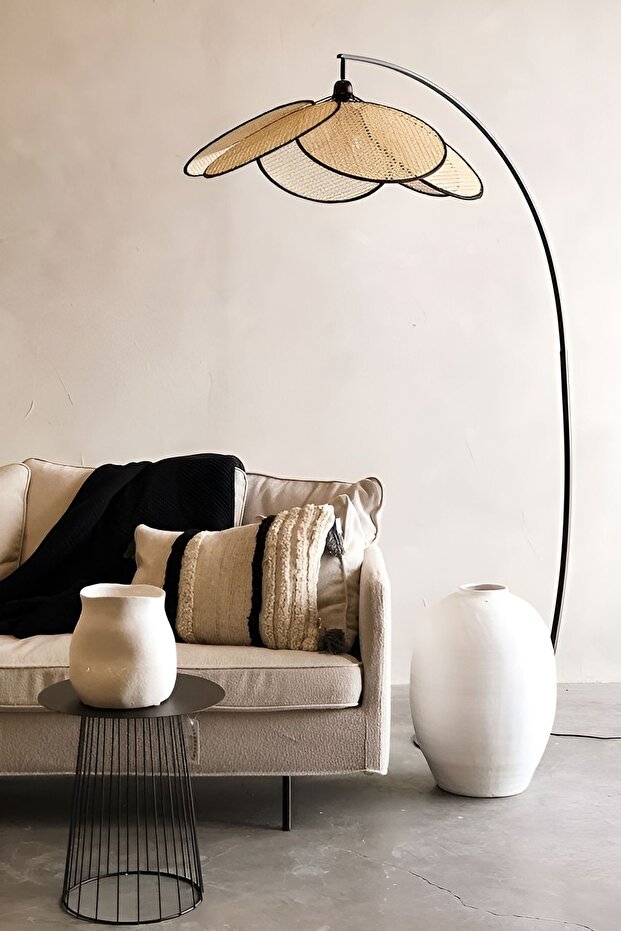 Pervane Lambader Bambu Hasır Kamış - 1