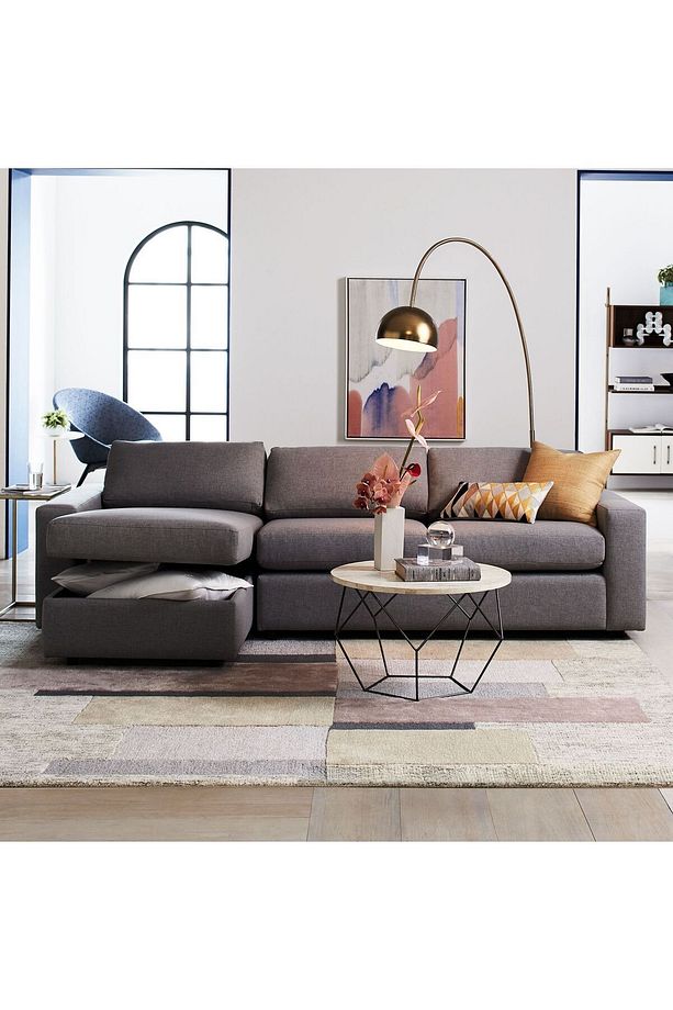 Deve Boynu Lambader Overarching Metal Shade Floor Lamp - 3