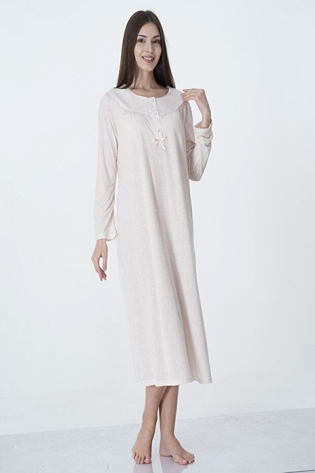 Effortt Pink Plus Size Nightgown