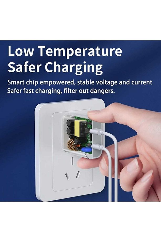 LİGHTİNG ŞARJ CİHAZI YENİ NESİL 50 W USB VE TYPC-E ÇIKIŞLI ULTRA GÜÇLÜ - 3