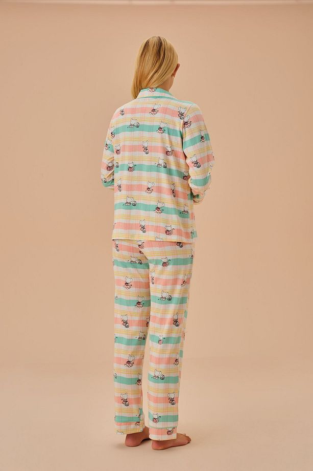 Lulusu Maskülen Pijama Takımı - 4