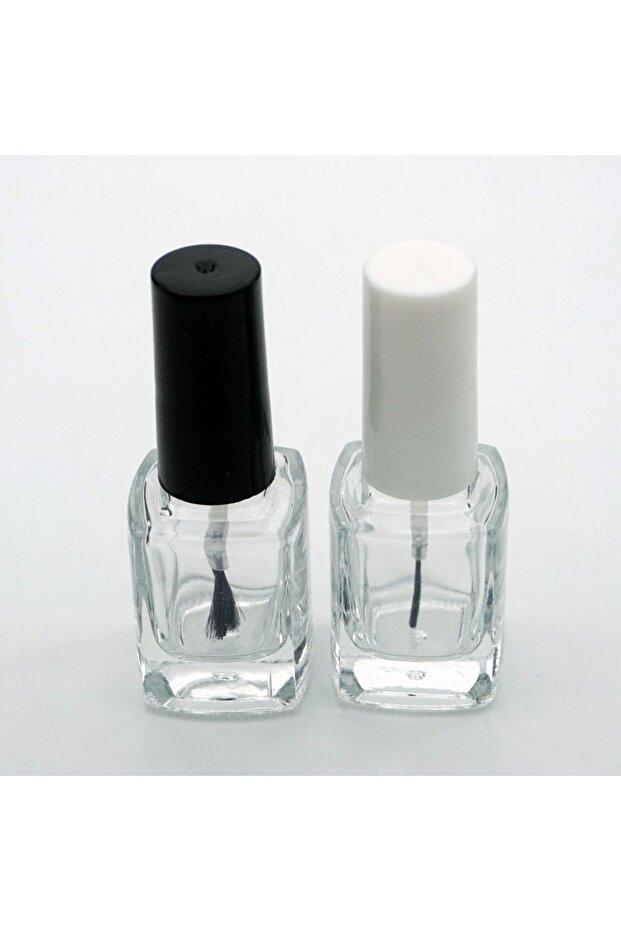 Oje Şişesi 12 ml (3 ADET) Boş Kare Modeli - 1