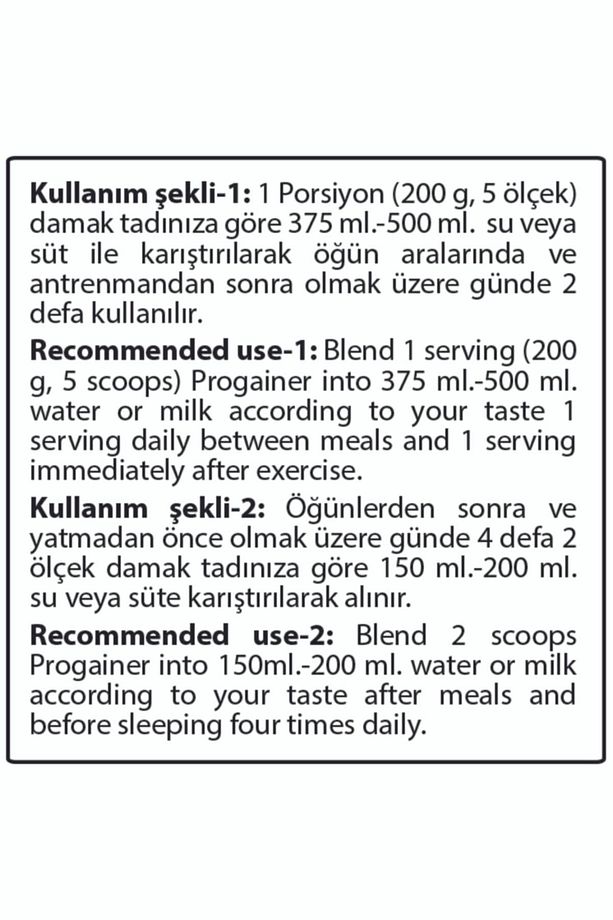 Progainer 3000 gr Çikolata Çikolata Aromalı Karbonhidrat Tozu Hacim Destek - 2