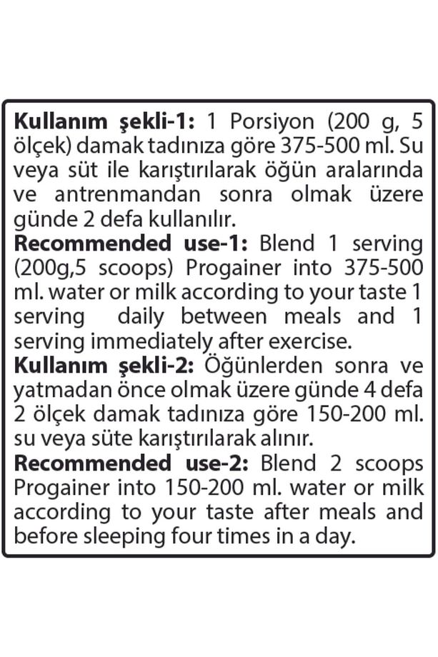 Progainer Çilek Aromalı 1406 gr Karbonhidrat - 5