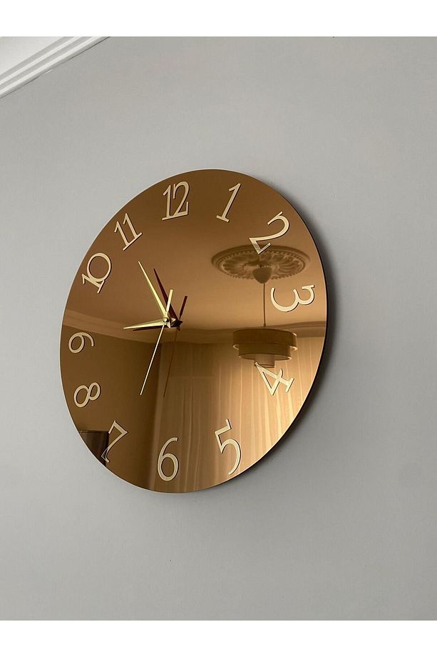 Pleksi Ahşap Duvar Saati, Modern Duvar Saati,Duvar Saati,Wall Clock, - 1