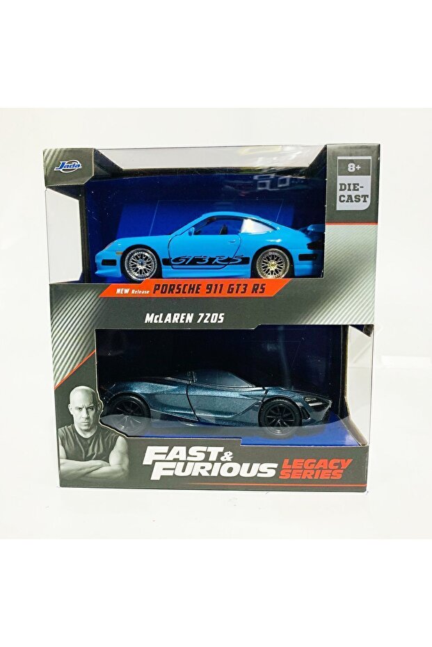 Fast&Furious Legacy Series Porsche 911 Gt3 Rs&Mclaren 720S Twin Pack
