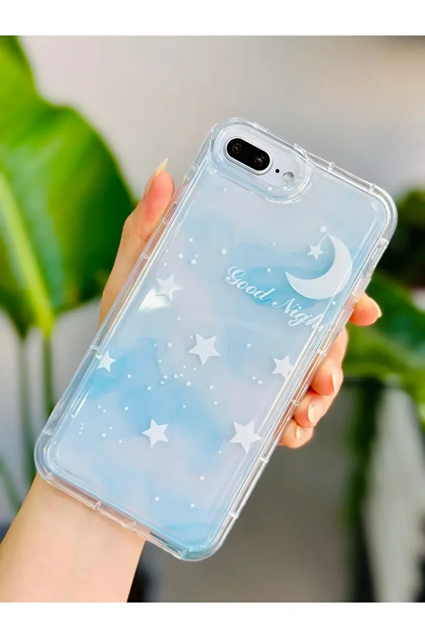 Iphone 6 plus -6s plus - 7 Plus Ve 8 Plus Uyumlu 3D Dalgalı Şeffaf  Desenli Silikon Kılıf - 3