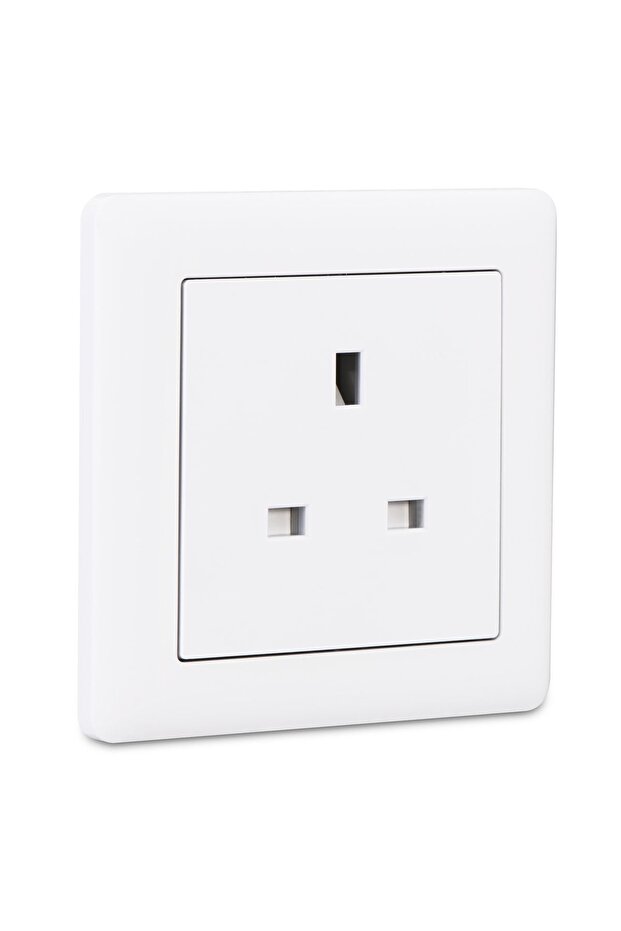 Ingiliz Tipi Priz Beyaz - 1