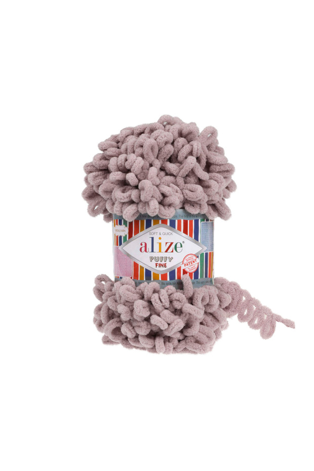 Puffy Fine (İNCE) El Örgü Ipliği - 268 Güvercin - 100 Gr. 14.5 Mt. Parmak Örgü Ipi - 1