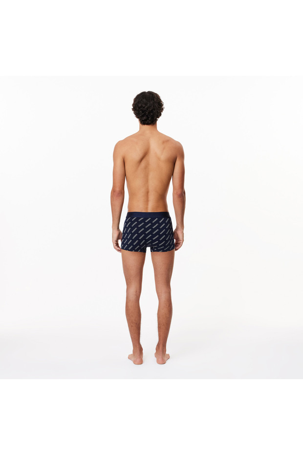 Erkek Baskılı 3'lü Lacivert Boxer - 4