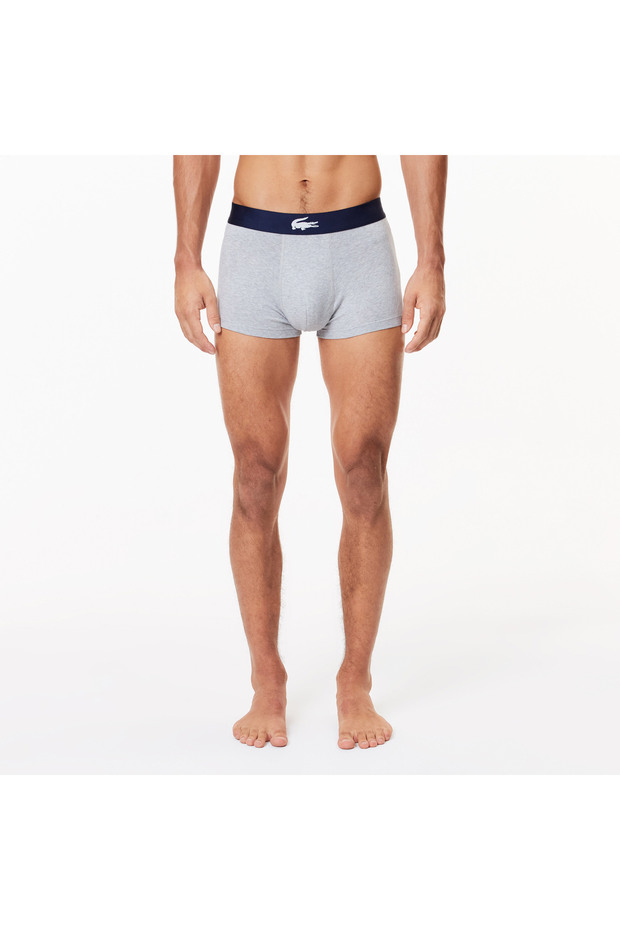 Erkek Baskılı 3'lü Lacivert Boxer - 5