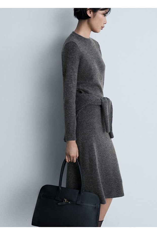 Strickpullover mit Rundhalsausschnitt - 1