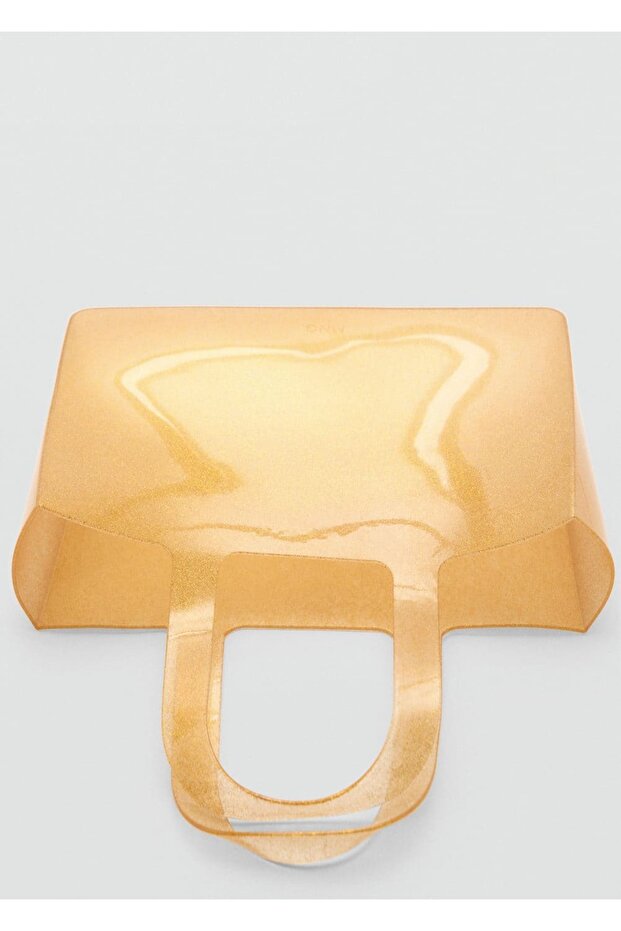 Yarı şeffaf simli çanta - 5