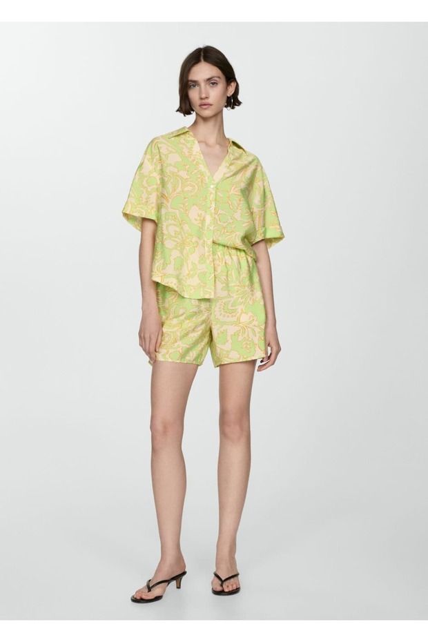 Kurzärmliges gemustertes Hemd - 2