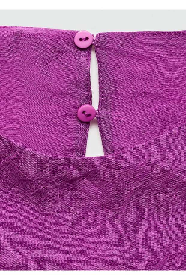 Lyocell midi elbise - 5