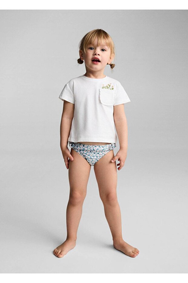 Çiçekli bikini altı - 2