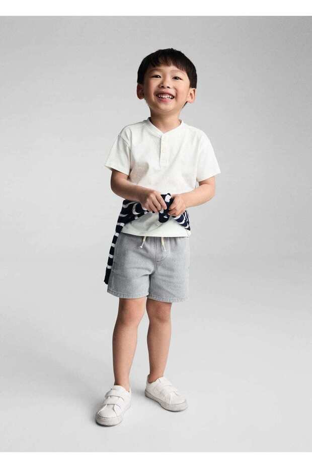 Comfy-fit bermuda kot şort - 2