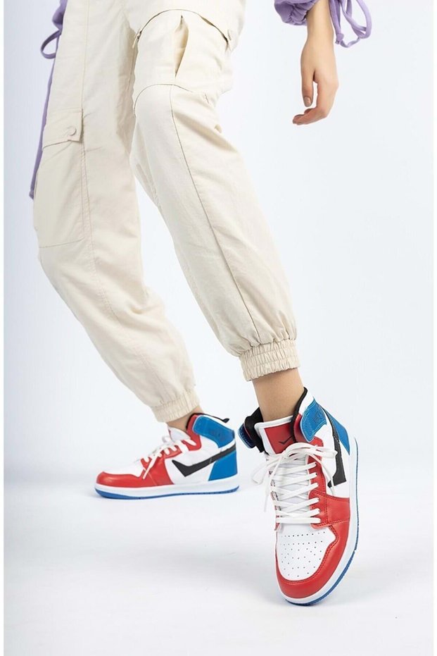 Kocamanlar 8070 throat unisex sports shoes red-blue