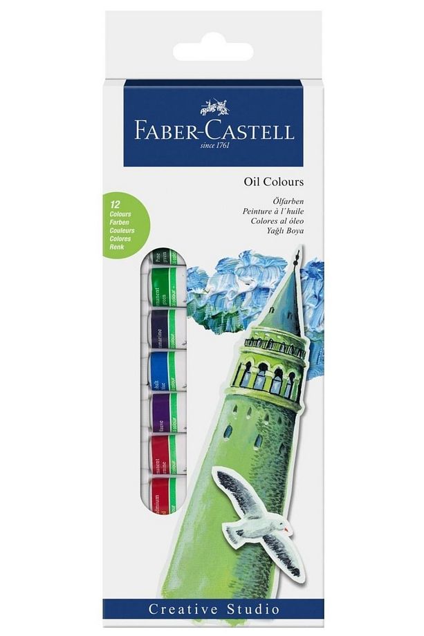 Faber Creatıve 12 Renk Yağlı Boya Tüp 169502 - 1