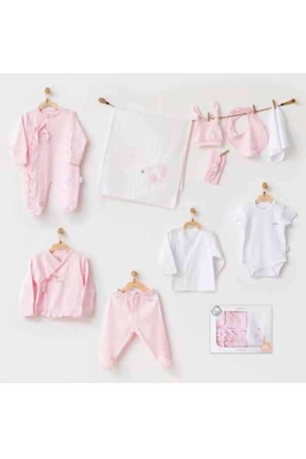 Pembe Kız Bebek 10lu Set Hastane çıkışı