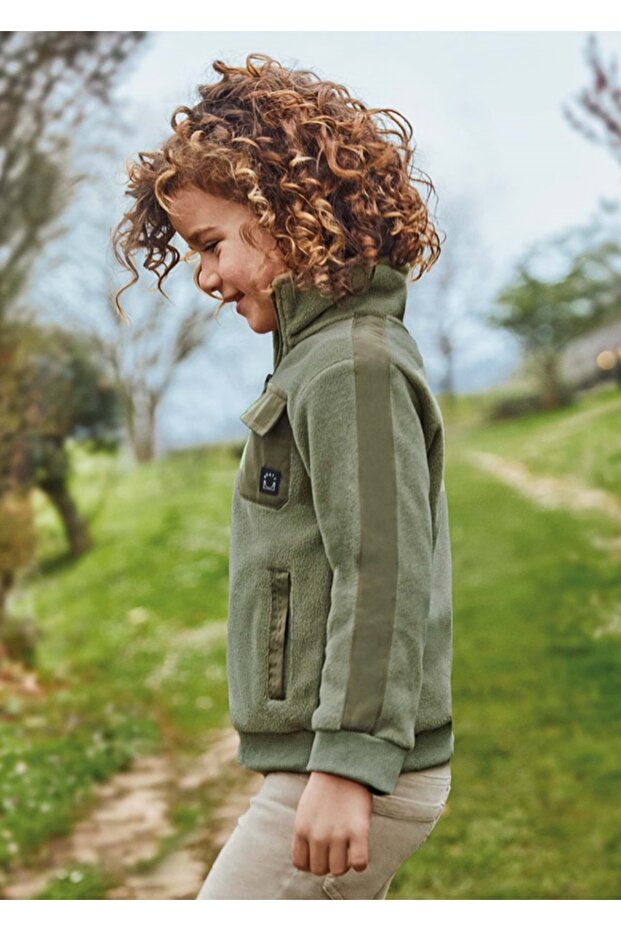 Green Boy's Sweater Pullover Green