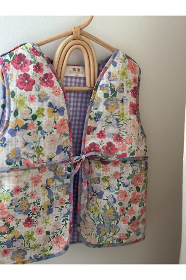 Çiçekli yelek - 5