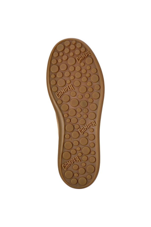 Erkek Deri Ve Kumaş Karışımlı Üst Kısım Polyster Astarlı Kauçuk Tabanlı Siyah Casual Ayakkabı K10097 - 5