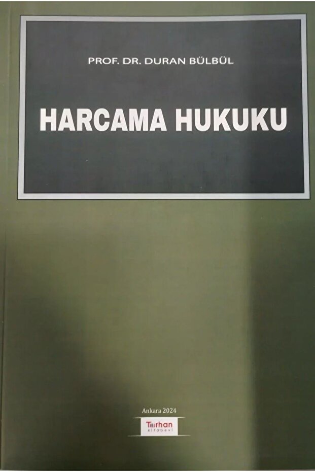 HARCAMA HUKUKU - 1