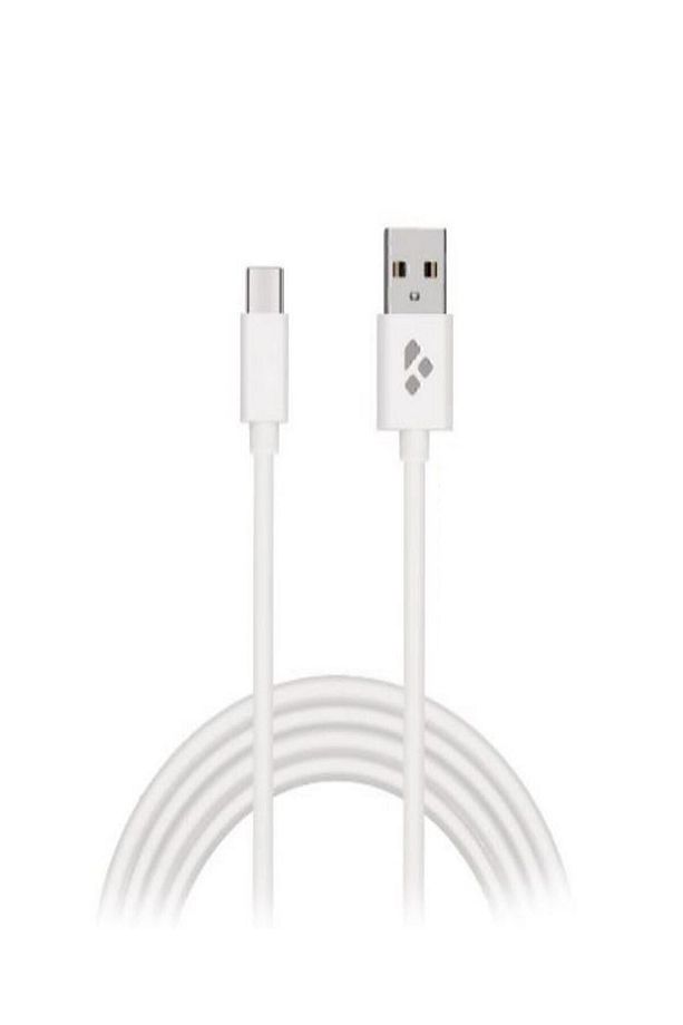 Type C Samsung Xiaomi Huawi Oppo Uyumlu Type-c Hızlı Şarj Kablosu 3 mt Beyaz 2.4a - 1