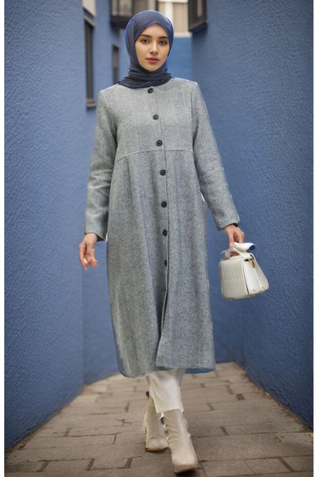 Houndstooth Patterned Winter Cap - 3