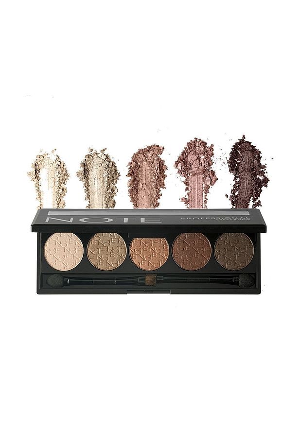 Professional Eyeshadow Mat Ve Işıltılı Toz Göz Far Paleti - 104 Glowing Nudes - 3