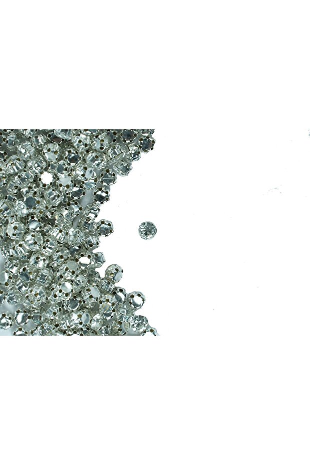 6 mm Silver Color Cased Strut Stone - Ss25