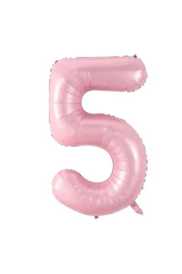 Pink Number Foil Balloon 5