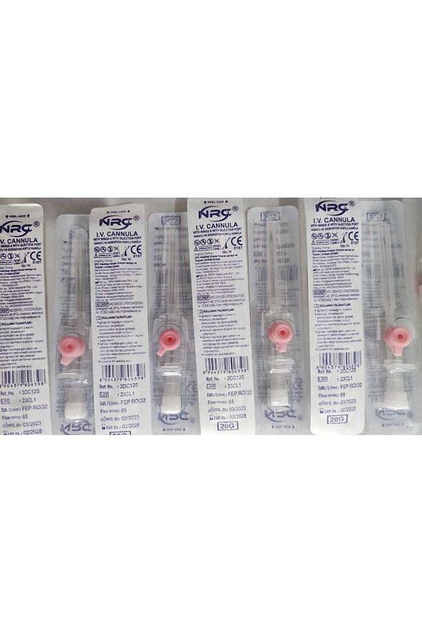 Piercing Delim Iğnesi Branül Intraket PEMBE 20G - 100 Adet - 3
