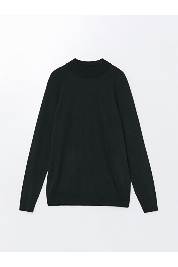 LCW Yarım Balıkçı Yaka Uzun Kollu Erkek Triko Kazak - 1