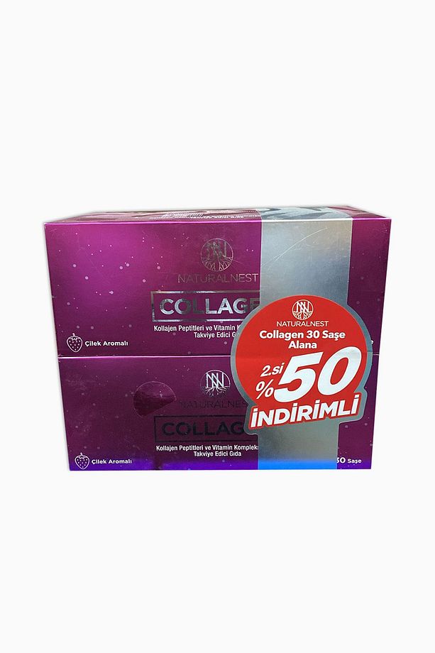 STD Naturalnest Collagen Çilek Aromalı 30 Şase - İkincisi %50  ( TEKLİDİR ) - 1