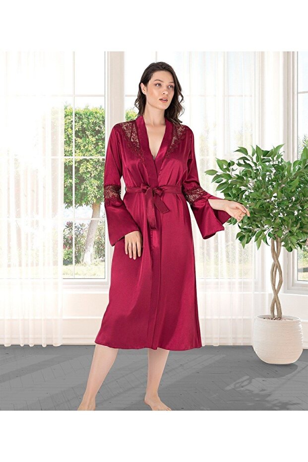 7ZTA7GRP7.4.025 Жіночий набір весільного приданого з шести предметів з атласу 7ZTA7GRP7.4.025 - 4