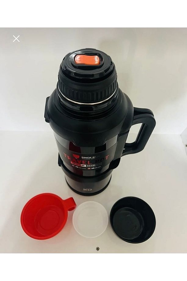 Travel Pot Paslanmaz Çelik Termos 4 Litre Dağcı-kamp-aile-piknik Termsou - 3